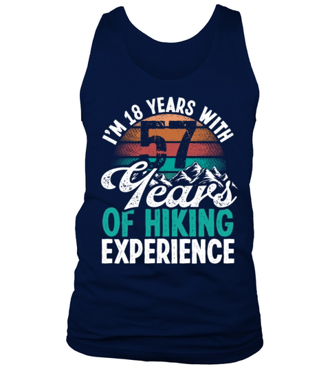 75 Years Old Hiking Mountains Vintage 75 Birthday Tank Top Unisex