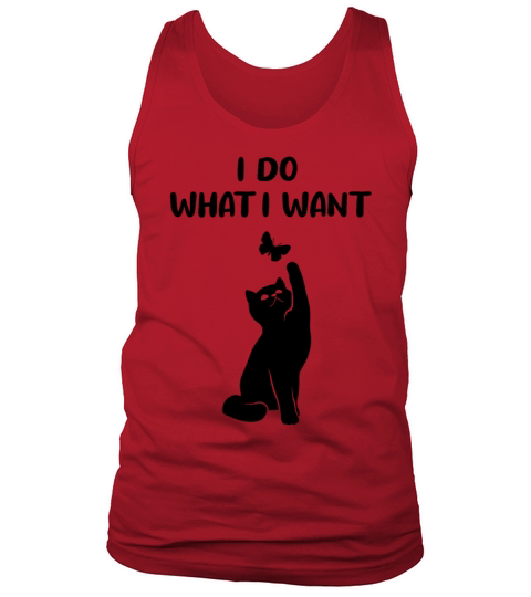 Cat And Butterfly Funny Quote Gift Idea Tank Top Unisex