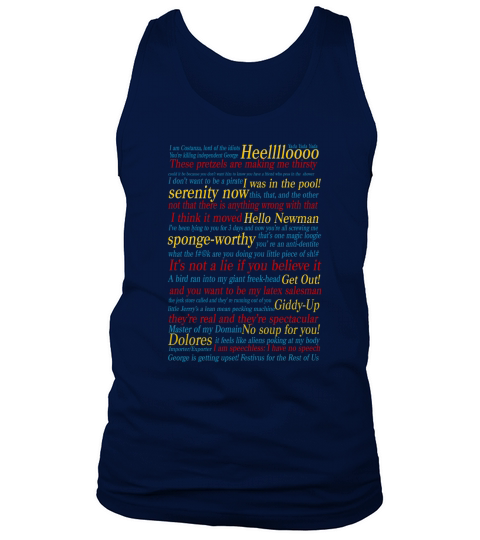 Seinfeld References Tank Top Unisex