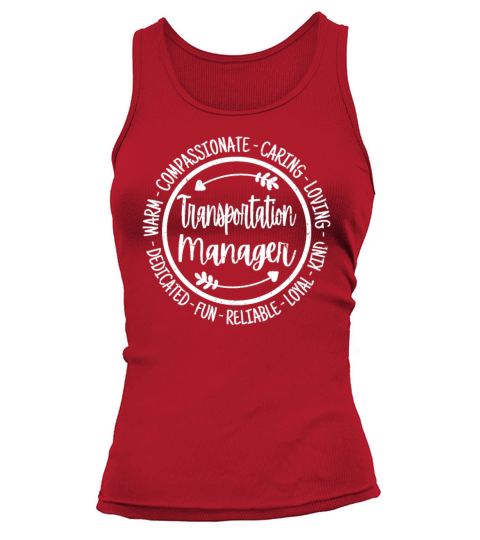 Transportation Manager Leader Supervisor Vintage Tank top Woman