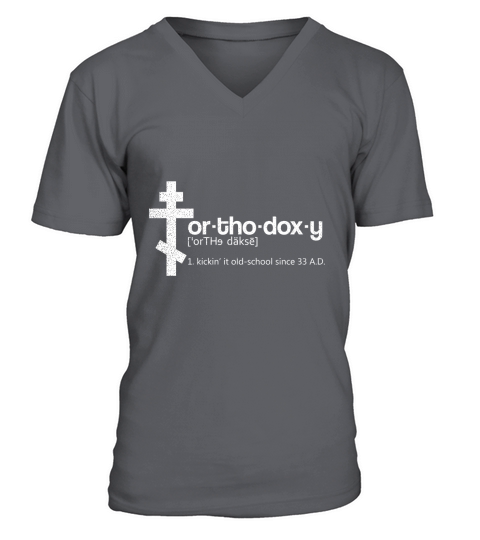 Orthodox Orthodoxy Definition V-Neck T-shirt