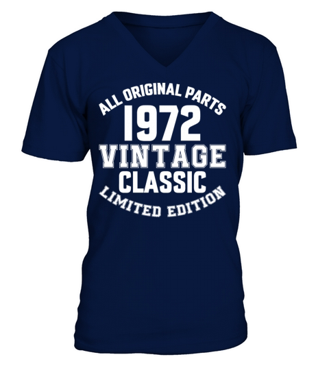 Vintage 1972 Classic T Shirt V-Neck T-shirt