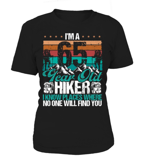 65 Birthday Hikers Vintage Mountains 65 Years Old Women's T-Shirt