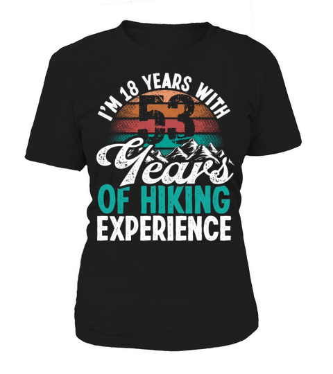 71 Years Old Hiking Mountains Vintage 71 Birthday Women's T-Shirt