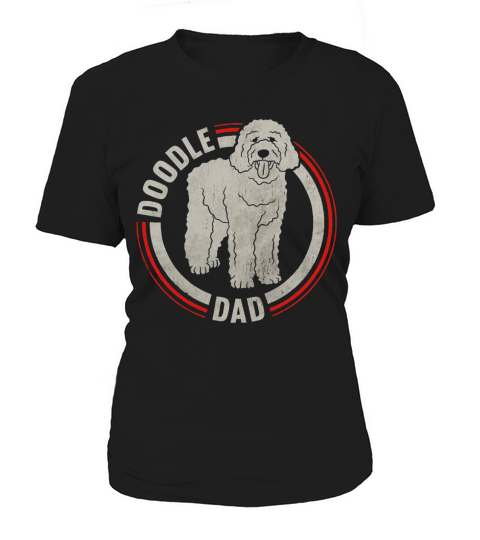 Mens Doodle Dad - Mens Goldendoodle Vintage T-Shirt Black Men Women's T-Shirt