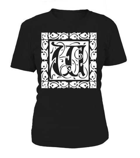 W Capital Letter Initial Monogram Alphabet Name Women's T-Shirt