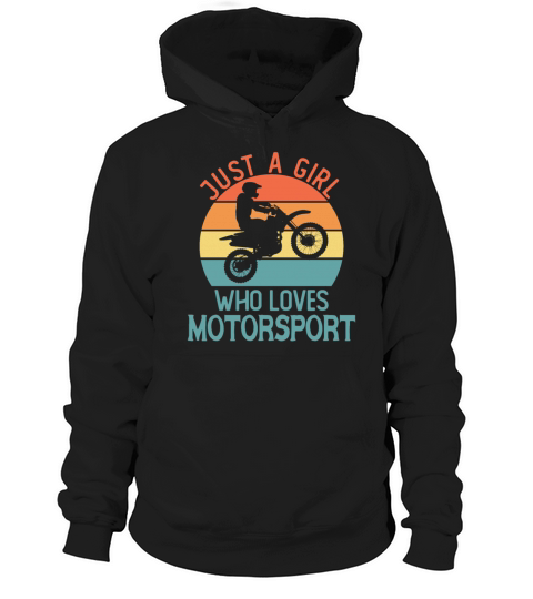 Just A Girl Who Loves Motorsport Hoodie Unisex