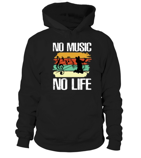 Musician Rockn Roll Guitar Hard Rock Hoodie Unisex