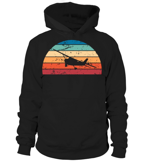Retro Flying Sunset Vintage fly Sunrise Hoodie Unisex