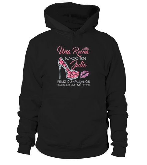 Una Reina Nacio En Julio Feliz Cumpleanos Para Mii Diamonds High Heels - Coffee Mug (colored) Hoodie Unisex