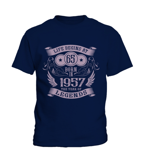 65th Birthday Gifts Vintage 1957 Vintage Kids T-Shirt