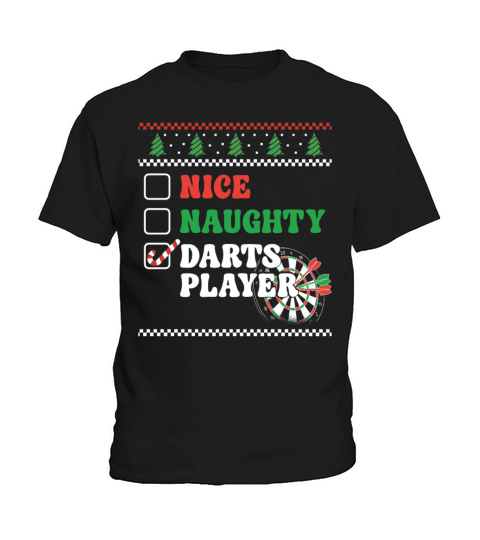 Darts Board Christmas Vintage Nice Kids T-Shirt