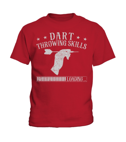 Darts Vintage Dart Throwing Skills Kids T-Shirt