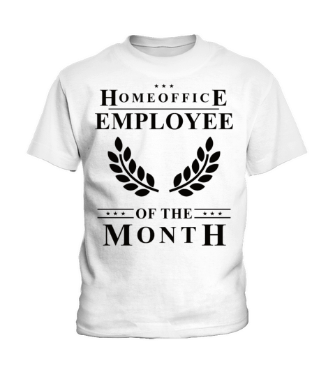 Homeoffice Employee of The Month Homeschool Remote Kids T-Shirt