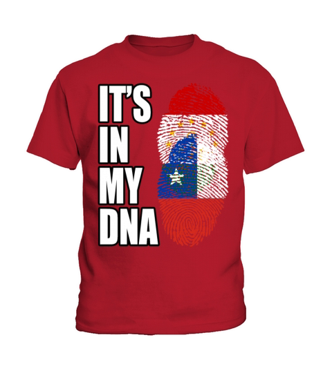 Tajikistani And Chilean Vintage Heritage DNA Flag Kids T-Shirt
