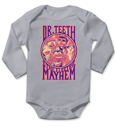 Dr Teeth And The Electric Mayhem Long Sleeve Baby One-Piece