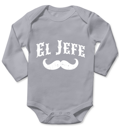 El Jefe Long Sleeve Baby One-Piece