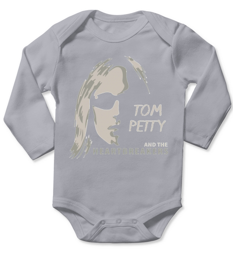 Tom Petty-Silhouette shirt Long Sleeve Baby One-Piece