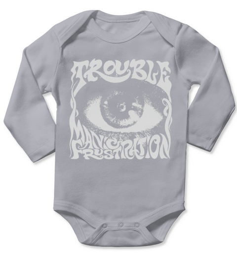 Trouble Band Tshirt Long Sleeve Baby One-Piece
