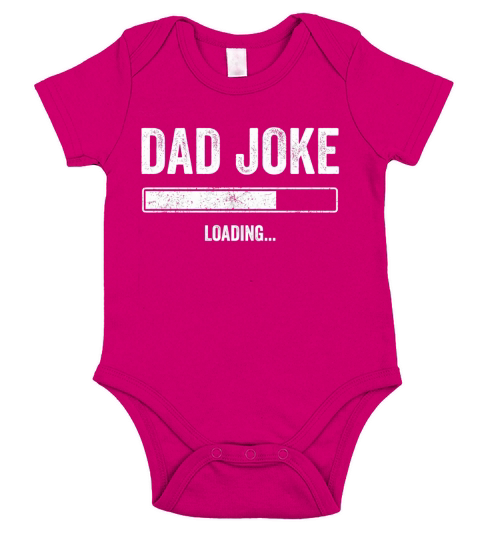 Dad joke loading shirtn Short Sleeve Baby One-Piece