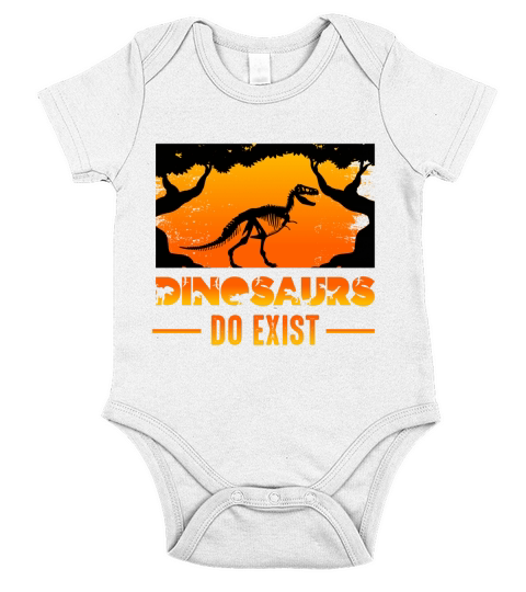 Dinosaurs do exist(1) Short Sleeve Baby One-Piece