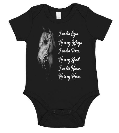 great horse Short Sleeve Baby One-Piece