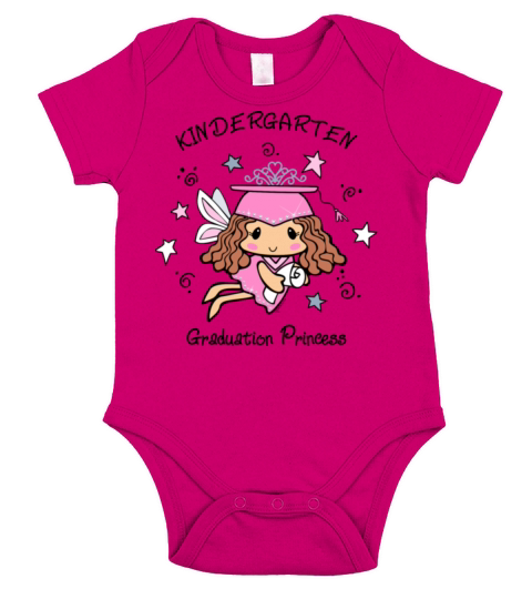 Kindergarten Graduation Princess Short Sleeve Baby One-Piece