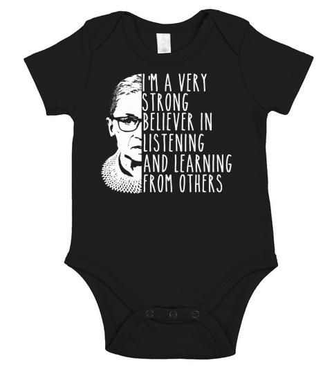 Notorious RBG Quote Ruth Bader Ginsberg R.B.G shirt Short Sleeve Baby One-Piece