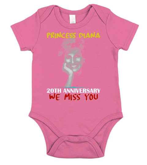Princess Diana Tribute tshirt Short Sleeve Baby One-Piece
