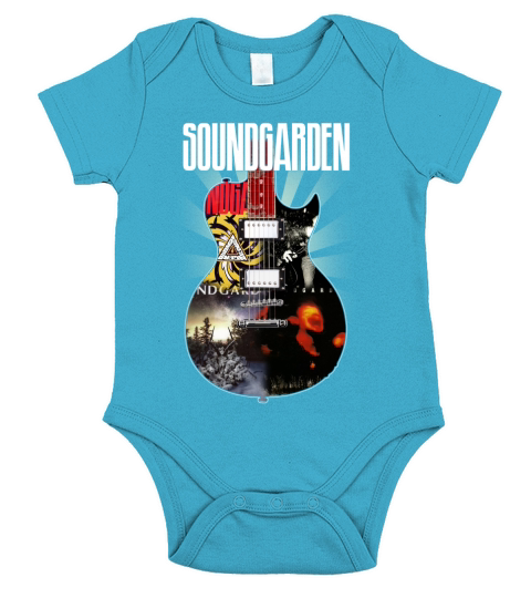 Soundgarden Guitar Short Sleeve Baby One-Piece