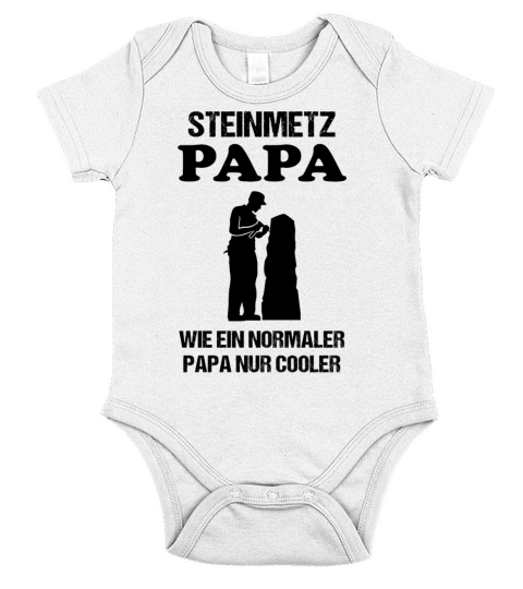 Stonemason Dad Quote Craftsman Profession Gift Short Sleeve Baby One-Piece