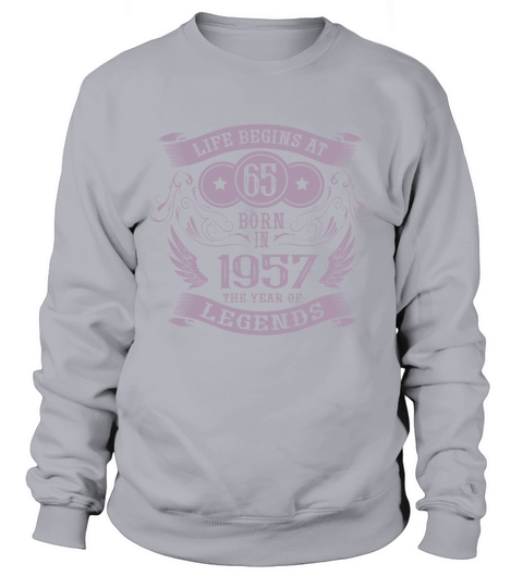 65th Birthday Gifts Vintage 1957 Vintage Sweatshirt Unisex