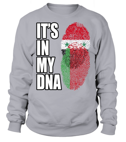 Syrian And Belarusian Vintage Heritage DNA Flag Sweatshirt Unisex