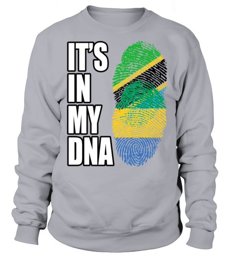 Tanzanian And Gabonese Vintage Heritage DNA Flag Sweatshirt Unisex
