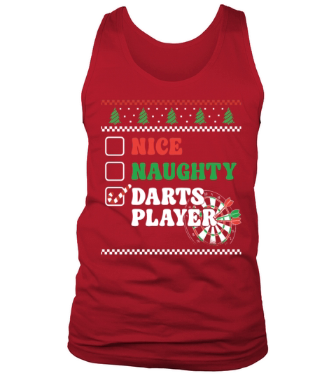 Darts Board Christmas Vintage Nice Tank Top Unisex