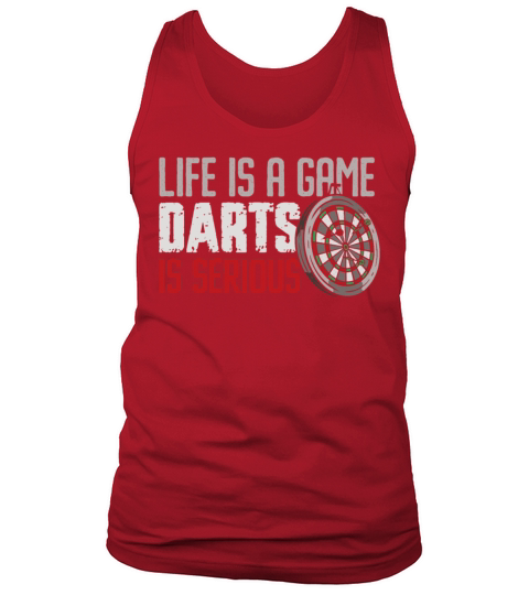 Darts Board Vintage Life Is A Game Tank Top Unisex