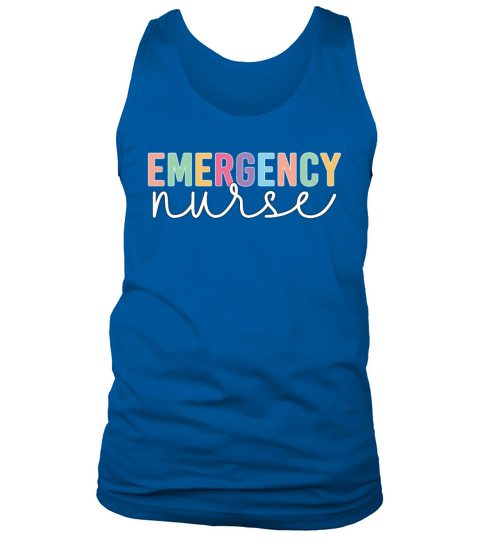 Emergency Nurse Retro Nursing Vintage ER Nurses Tank Top Unisex