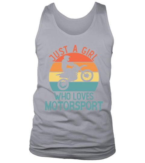 Just A Girl Who Loves Motorsport Tank Top Unisex