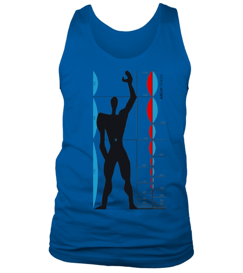 Modulor Le Corbusier Architecture Tank Top Unisex