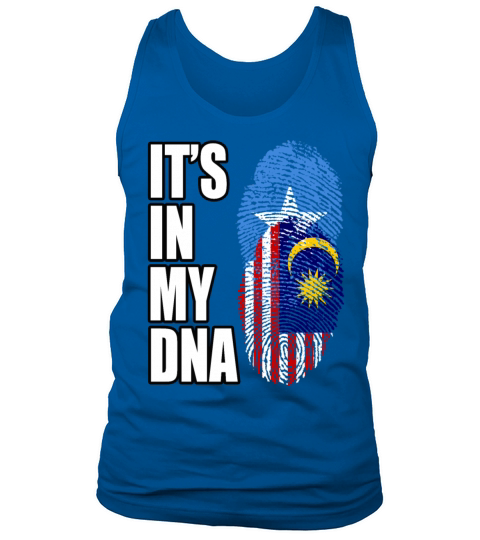 Somali And Malaysian Vintage Heritage DNA Flag Tank Top Unisex