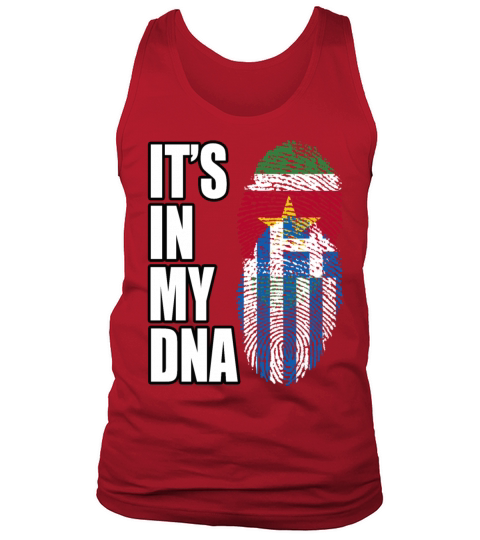 Surinamese And Greek Vintage Heritage DNA Flag Tank Top Unisex