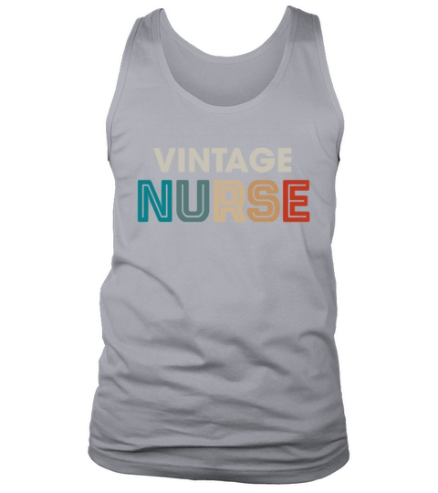 Vintage Nurse Funny Girls Women Love Old Style Tank Top Unisex