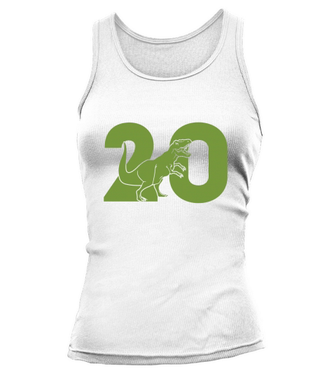 Dinosaur Number(20) Tank top Woman
