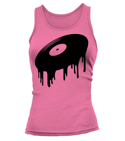 Melting record drop Tank top Woman
