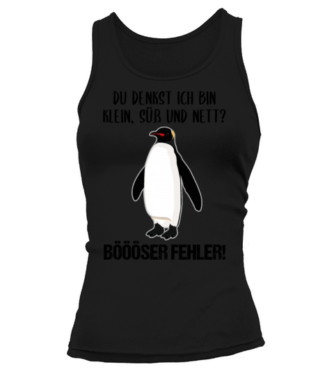 Penguin Small Sweet Nice Funny Quote Gift Tank top Woman