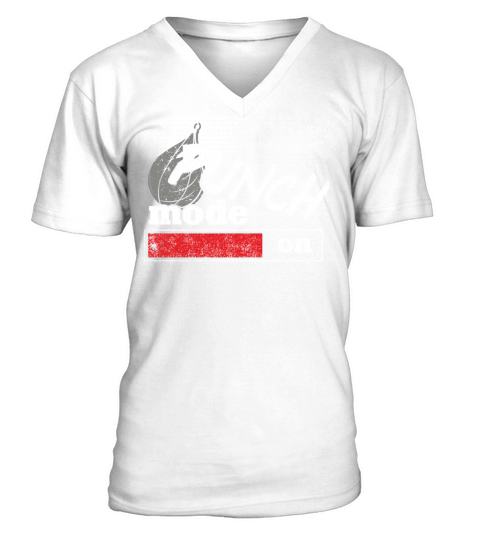 Boxing Vintage Punch Mode On V-Neck T-shirt
