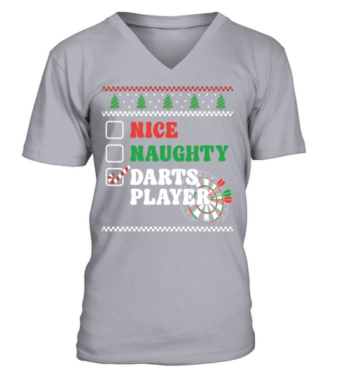 Darts Board Christmas Vintage Nice V-Neck T-shirt