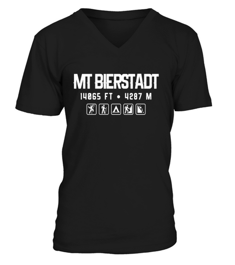 Mt. Bierstadt Colorado Mountain 14er Shirt V-Neck T-shirt