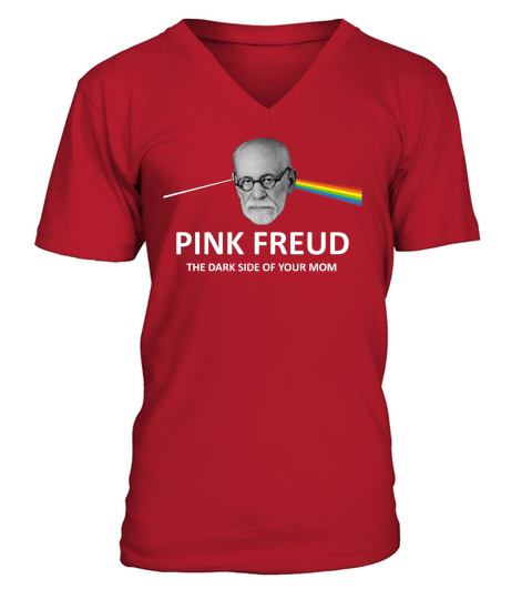 Pink freud die dunkle Seite deiner Mutter V-Neck T-shirt