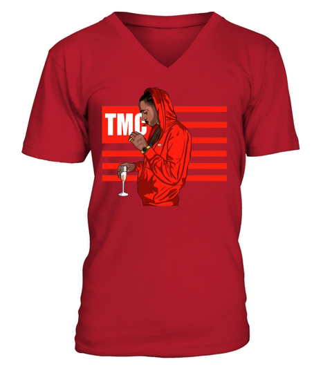 Rip Nipsey hussle tmc dor V-Neck T-shirt